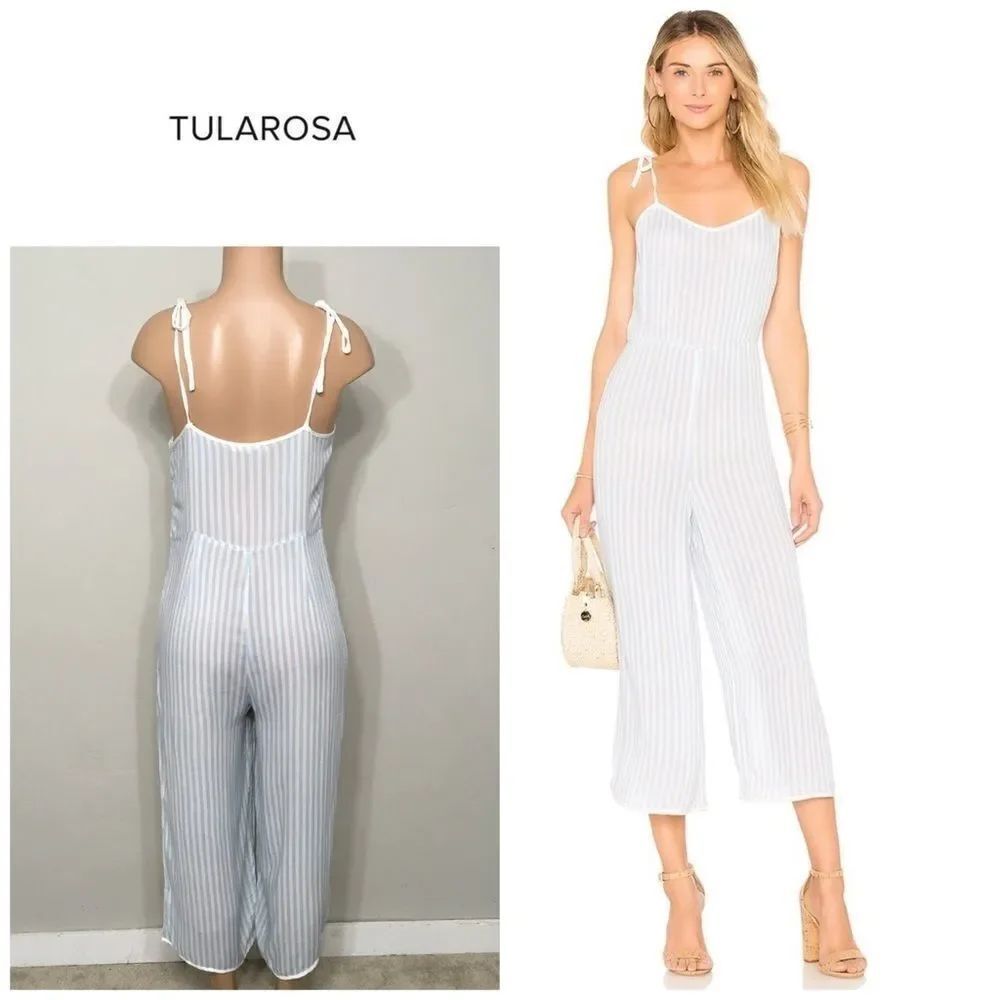 TULAROSA stripe jumpsuit. NWOT 